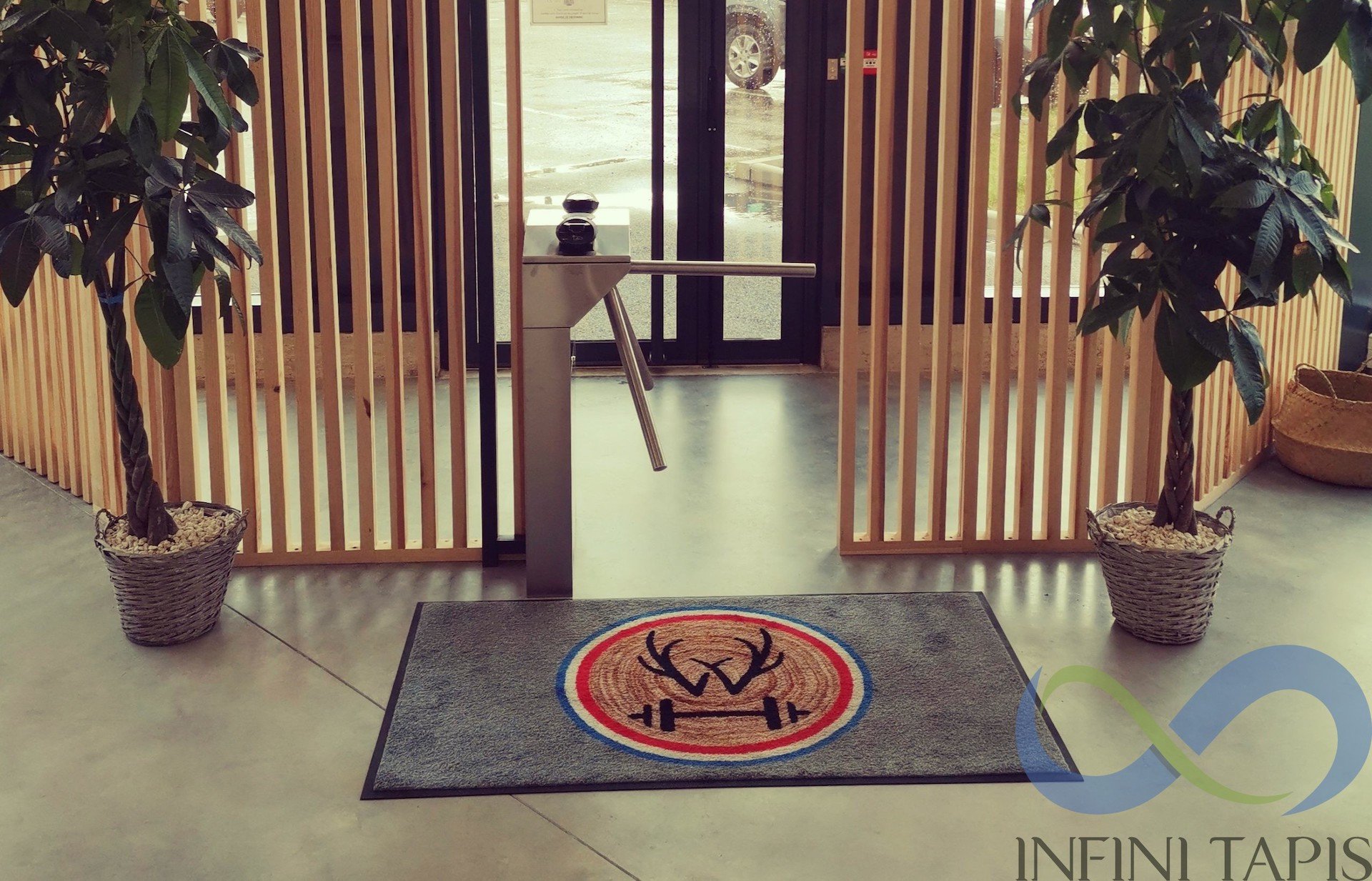 Tapis logo Woodfit